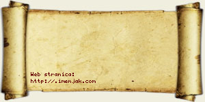 Jelena Jakupi vizit kartica